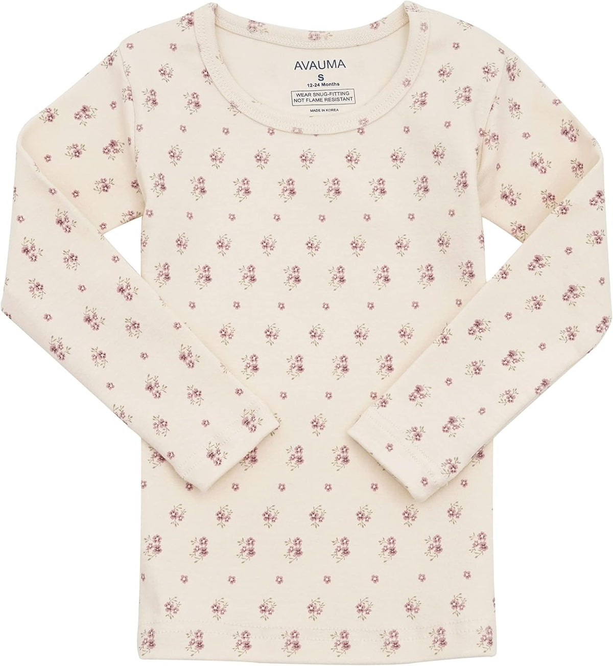 AVAUMA Baby Boys Girls Pajama Set 6M-7T Kids Cute Toddler Snug fit Pattern Design Pjs Cotton