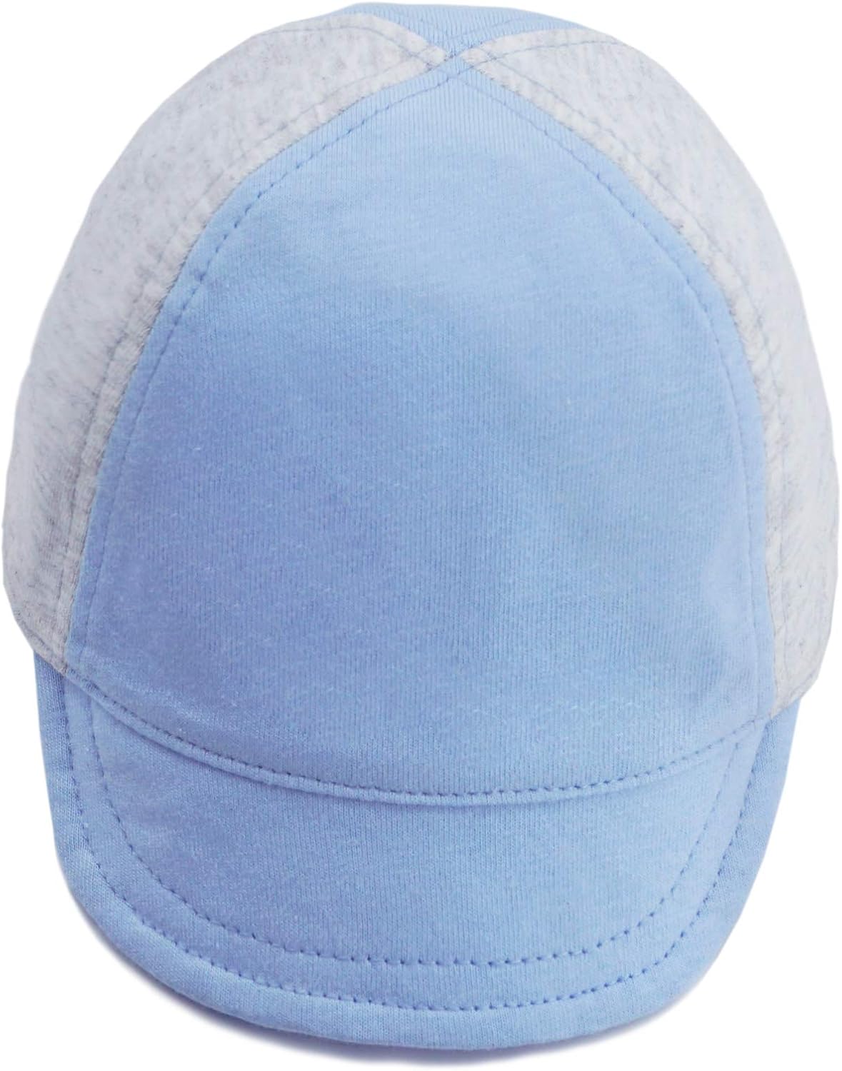 Keepersheep Baby Reversible Baseball Cap Infant Sun Hat, Cotton Knit Soft Brim for Infant Toddler