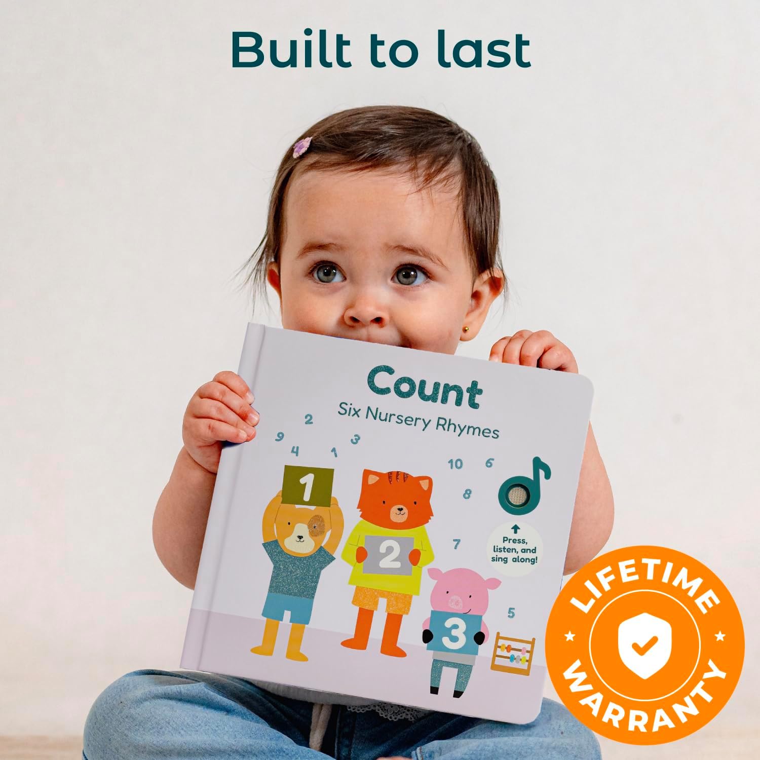 Cali's Books Number Book for Toddlers 1-3 - Learn to Count 1 2 3 Musical Books for Kids