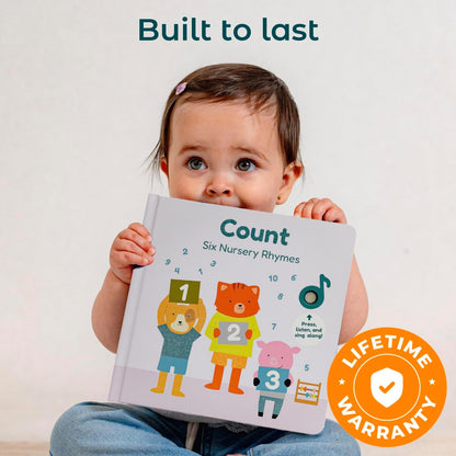 Cali's Books Number Book for Toddlers 1-3 - Learn to Count 1 2 3 Musical Books for Kids