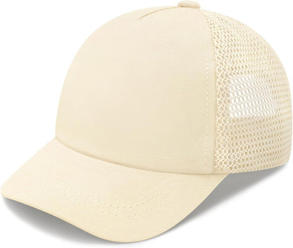 qikqik Baby Baseball Cap Toddler Baseball Hat with Mesh Infant Sun Hat UPF 50+ Baby Ball Cap