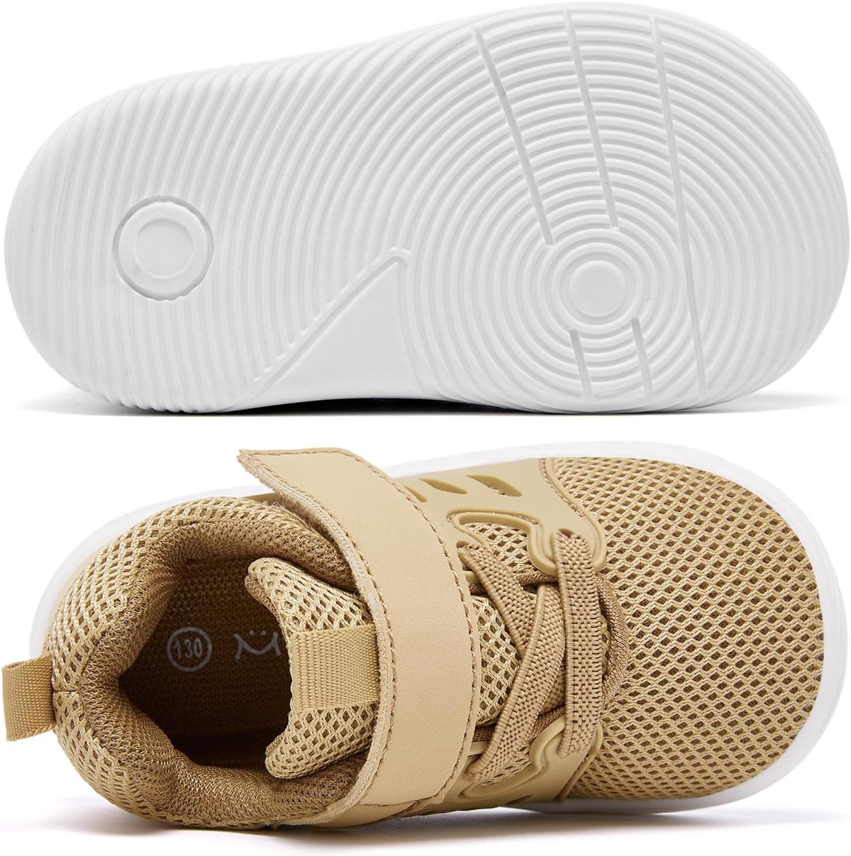 MORENDL Toddler Sneakers Baby Boys & Girls Barefoot Shoes Lightweight Breathable Walking Running