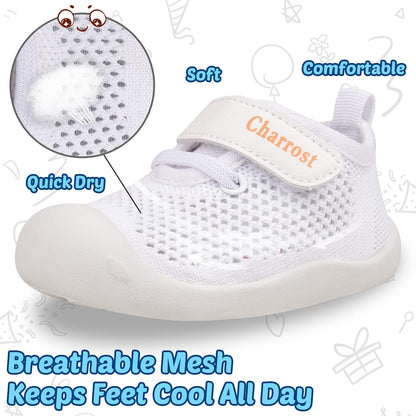 Baby First-Walking Shoes 1-4 Years Kid Shoes Trainers Toddler Infant Boys Girls Soft Sole Non Slip