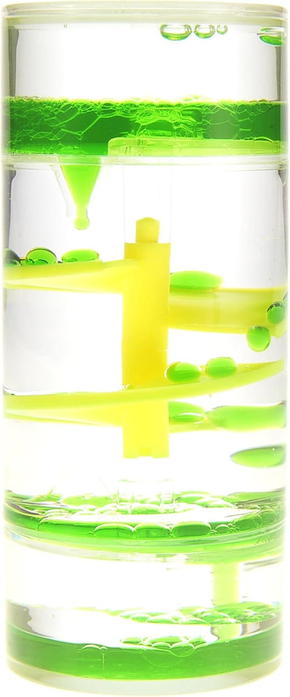 PowerTRC Cylinder Liquid Motion Bubbler, Liquid Sensory Toy Timer, Calm and Relaxing Fidget Desk