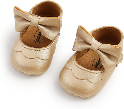 Baby Shoes Mary Jane Flats Non Slip Soft Sole Infant Toddler Sneakers First Walkers Party Christmas