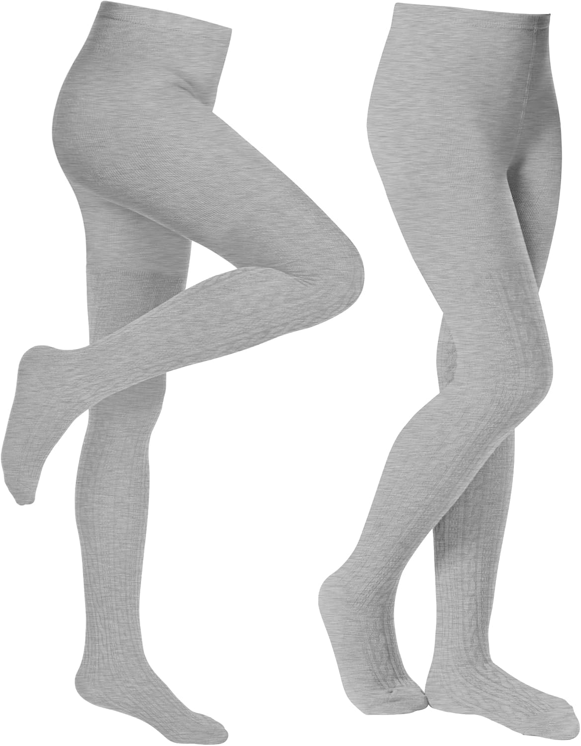 Baby Girls Tights Cable Knit Toddler Leggings Winter Solid Cotton Tights School Stockings 2 Pack