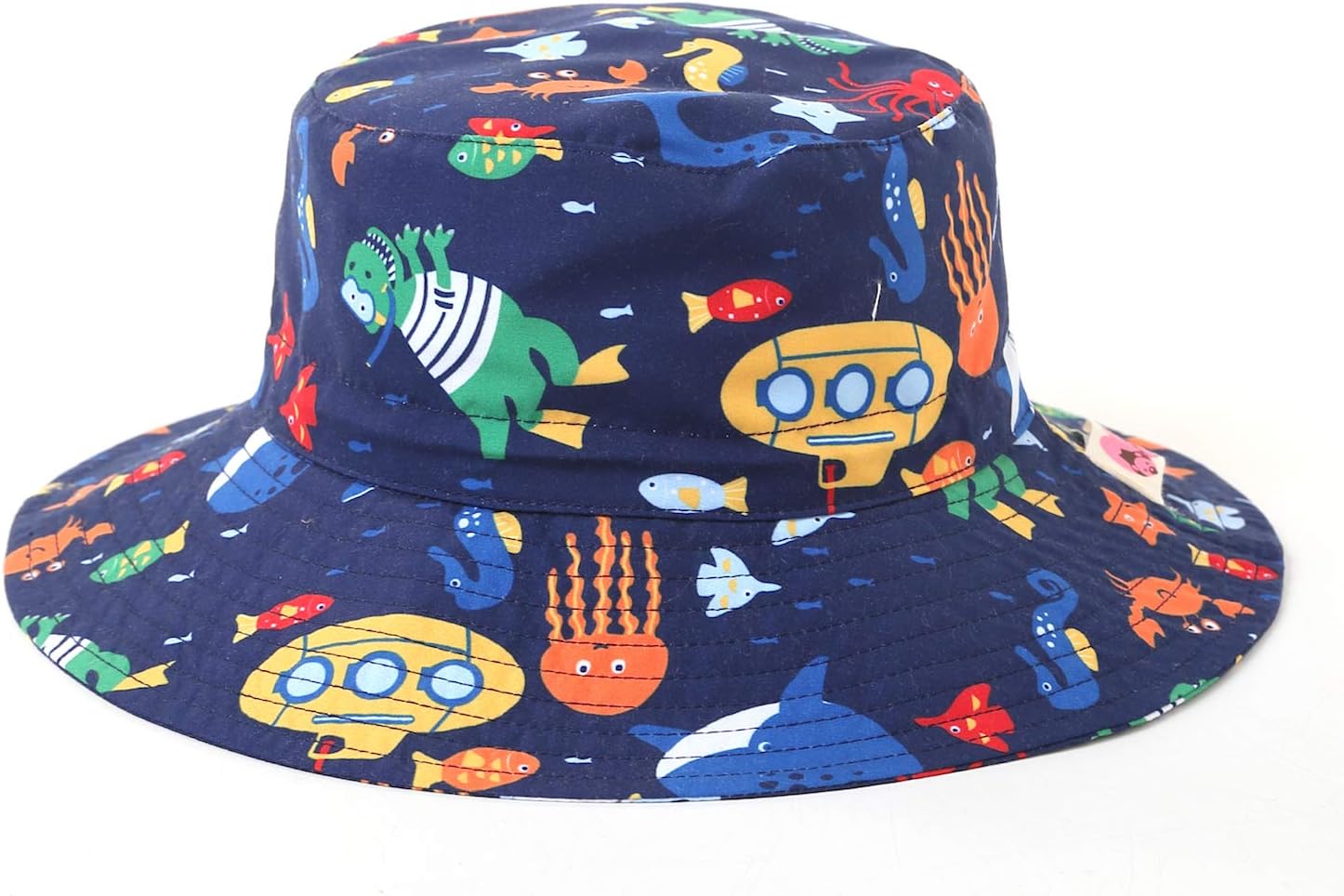 Home Prefer UPF50+ Wide Brim Sun Hat Boys Girls Sun Protection Hat Zoo Beach Swim Safari Bucket Hat