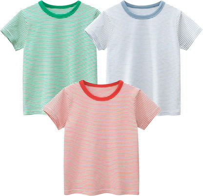 Boys' 4-Pack Excavator Short Sleeve Crewneck T-Shirts Top Tee Size 2-7 Years Toddler Boys' Value