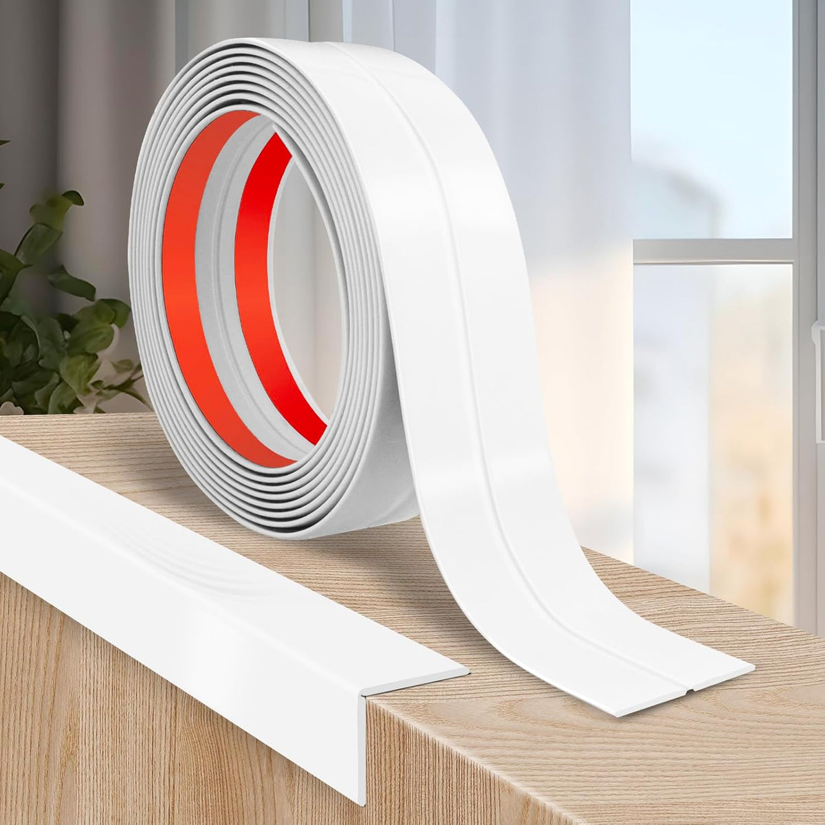 Flexible Wall Corner Protector Moulding Trim Peel and Stick Wall Corner Guards Edge Protector Self