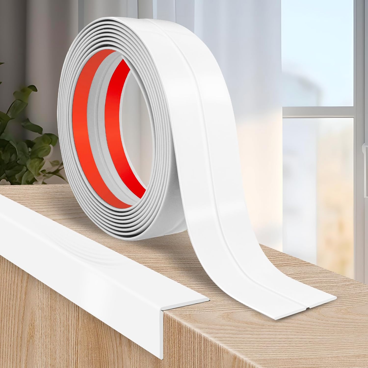Flexible Wall Corner Protector Moulding Trim Peel and Stick Wall Corner Guards Edge Protector Self