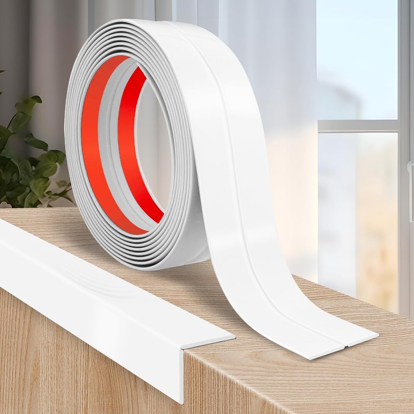 Flexible Wall Corner Protector Moulding Trim Peel and Stick Wall Corner Guards Edge Protector Self