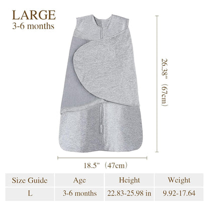 Swaddle-Blanket Baby Girl & Boy Swaddles Newborn Infant Transition 100% Cotton Wrap Blankets, 3-Way