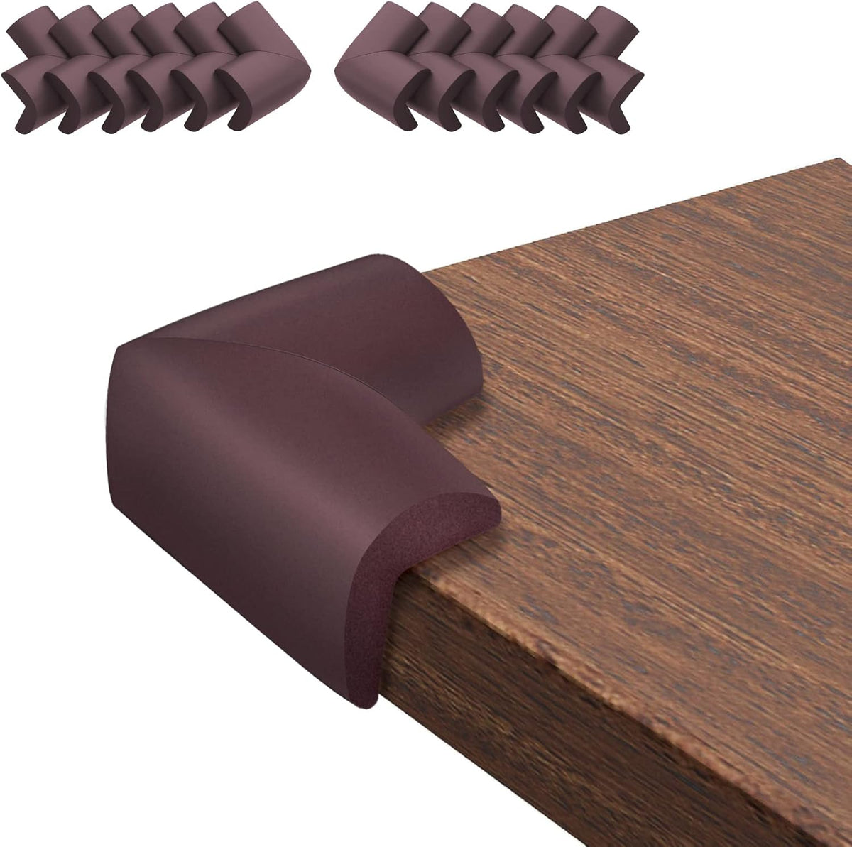 12 Pack Soft Corner Protector Baby Proofing Edge and Corner Guards, Table Corner Protectors for