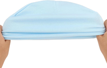 DRESHOW BQUBO 4 Pieces Baby Beanie Newborn Toddler Soft Cute Knit Hat Hospital Hats for Baby Boys