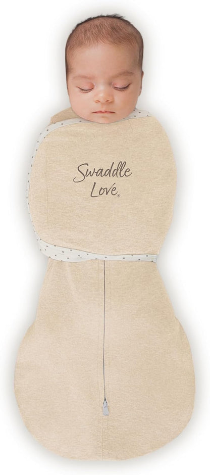 SwaddleDesigns 6-Way Omni Swaddle Sack Arms Up Swaddle for Newborn, More Options to Calm Startle