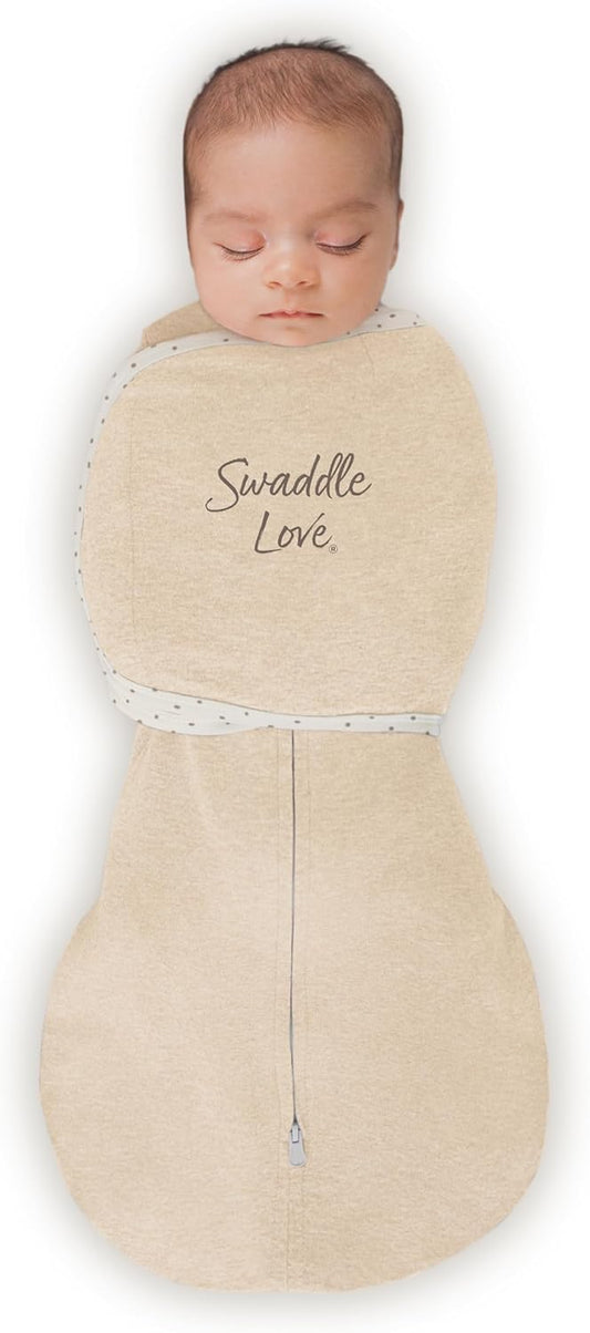 SwaddleDesigns 6-Way Omni Swaddle Sack Arms Up Swaddle for Newborn, More Options to Calm Startle