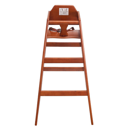 Stager Direct, Seating Ready-to-Assemble Restaurant Wood Bar Height High Chair, Baby Highchairs