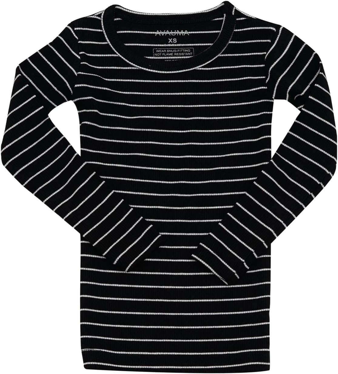 AVAUMA Stripe Pattern Baby Boys Girls Pajama Set Kids Toddler Snug fit Ribbed Sleepwear pjs for
