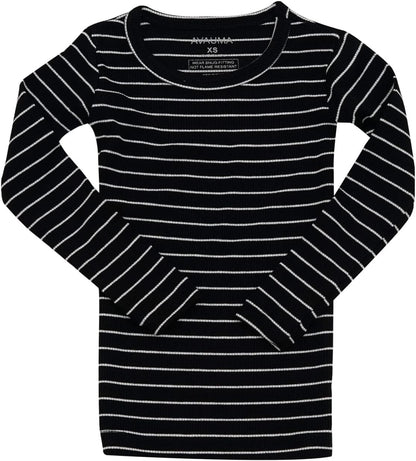 AVAUMA Stripe Pattern Baby Boys Girls Pajama Set Kids Toddler Snug fit Ribbed Sleepwear pjs for