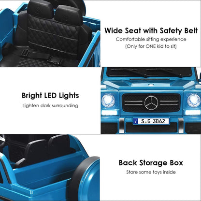 Costzon Ride on Car, Licensed Mercedes-Benz Maybach, 12V Battery Powered Vehicle Toy w/ 2 Motors