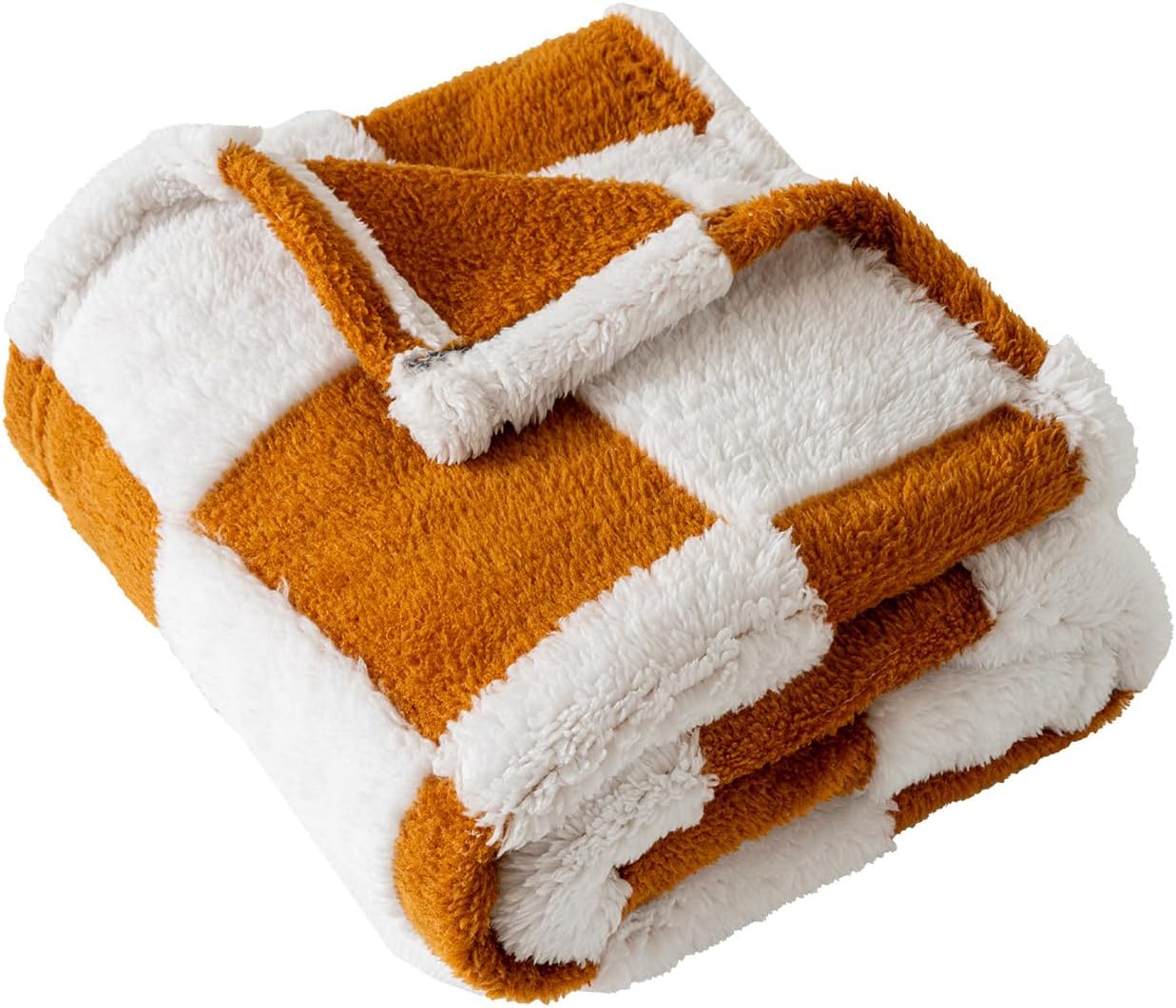 Fleece Baby Blanket for Boys 3D Checkerboard Design, Warm Cozy and Fluffy Infant Newborn Toddler