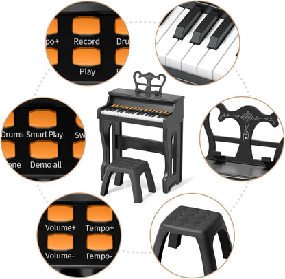 Toy Pianos for Kids Ages 3-7 - Children's Musical Keyboard for Beginners Boys Girls Birthday Gift