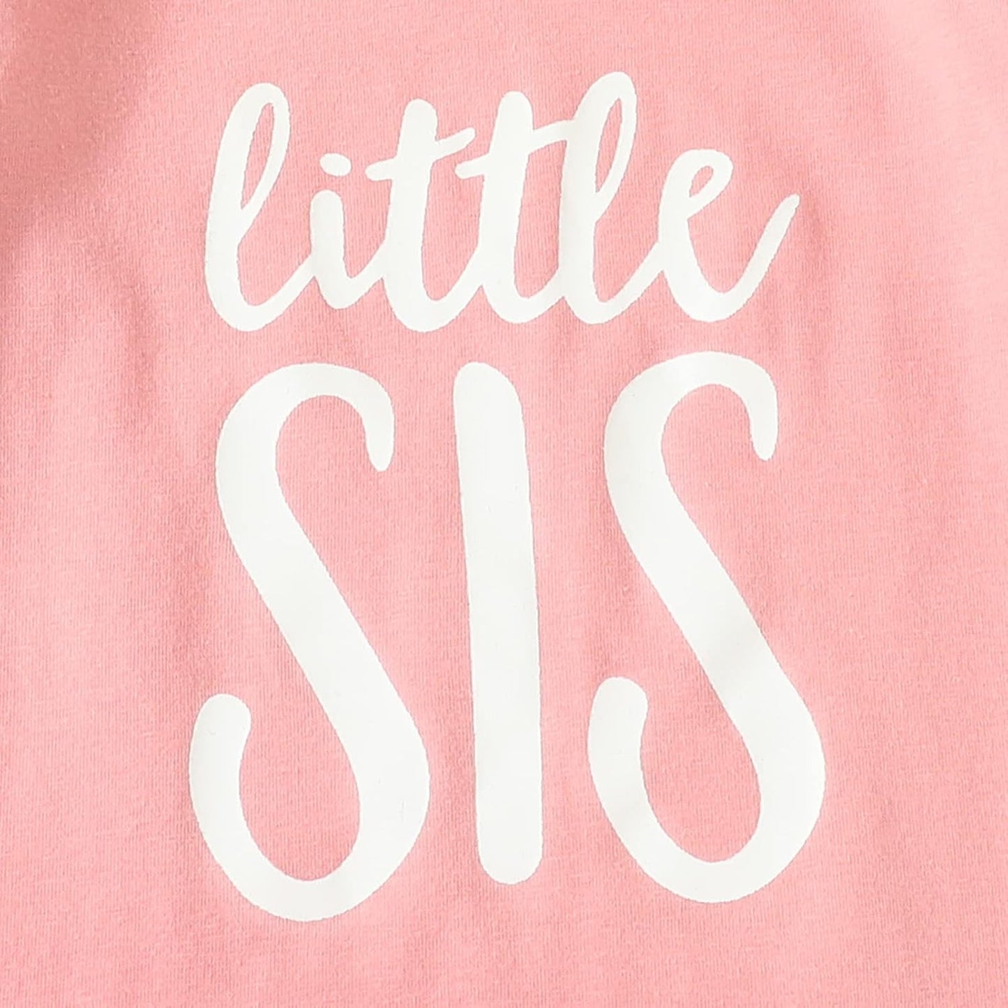 AMAWMW Newborn Baby Girl Little Sister Sleeper Gown Stripe Long Sleeve Nightgown Pajamas Gifts