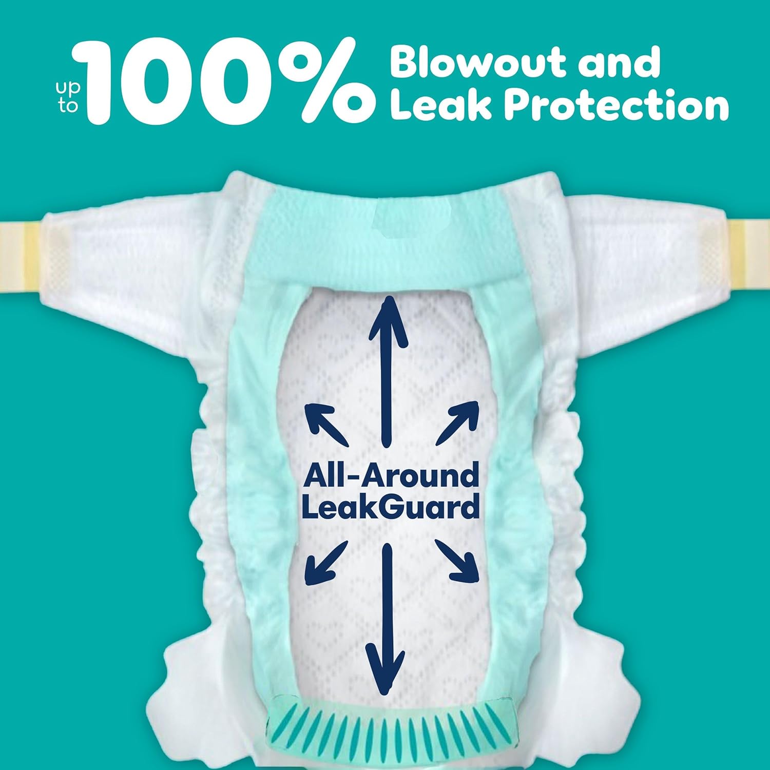 Pampers Baby Diapers - Swaddlers - Size 4, 120 Count, Ultra Absorbent Disposable Infant Diaper