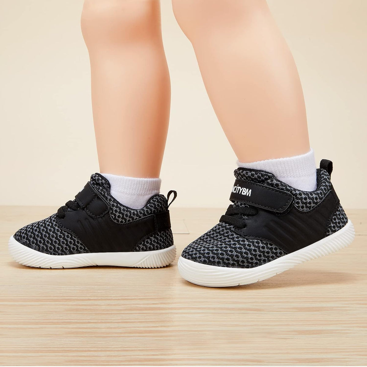 BMCiTYBM Baby Boy Girl Shoes Breathable Mesh Walking Shoes Lightweight Non-Slip Sneakers Infant
