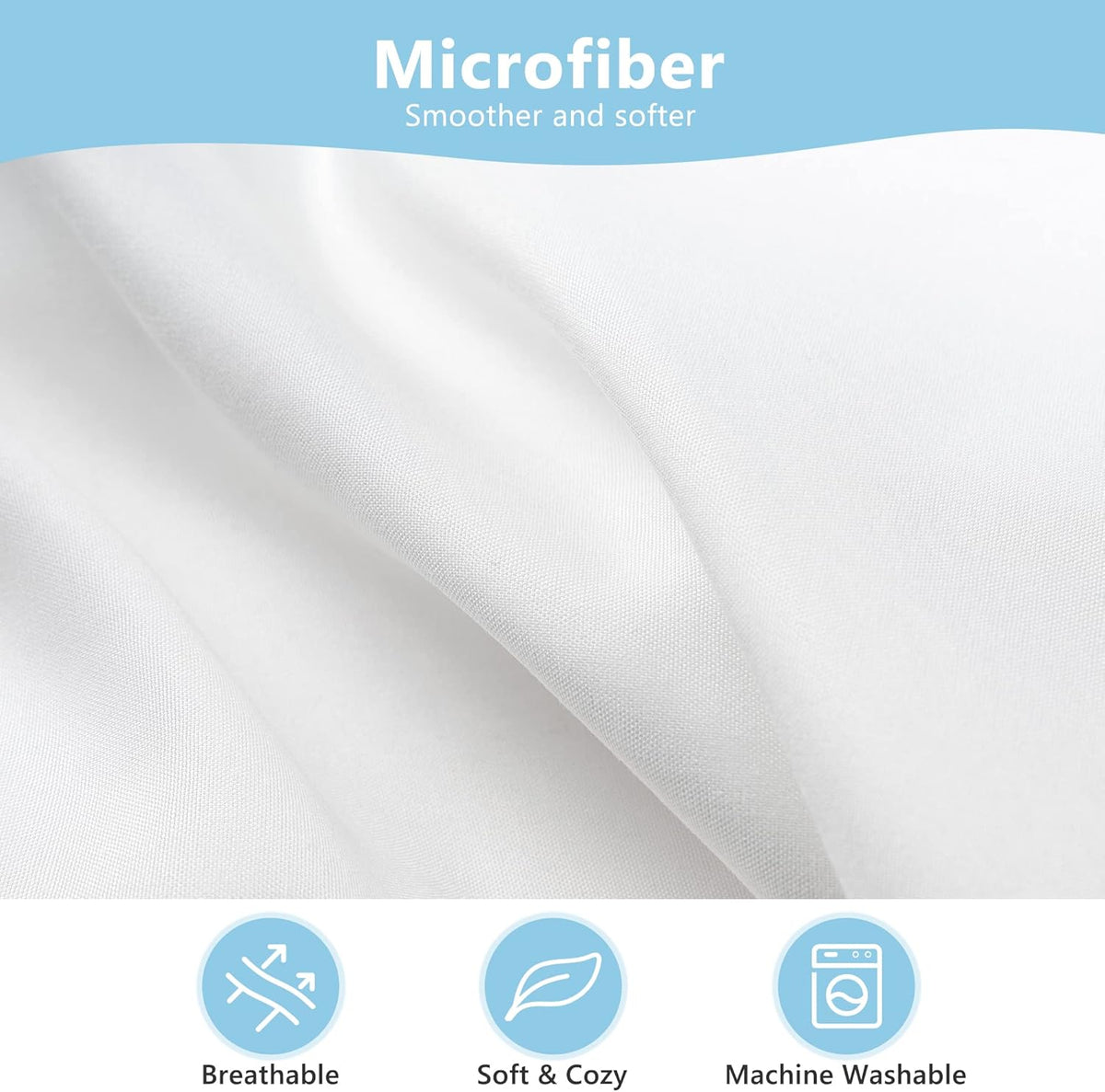 TILLYOU Toddler Pillowcase 2 Pack with Zipper,Silky Soft Microfiber 13" x 18" Kids Travel Pillow