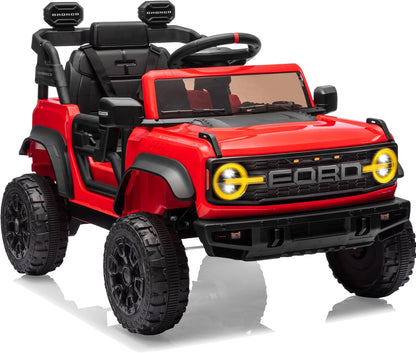 Ford Bronco Raptor Licensed 12V Ride on Toys, Kids Ride on Car with Remote Control, Electric Car