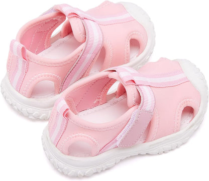 BMCiTYBM Baby Boy Girl Closed Toe Summer Sandals Lightweight Shoes Infant Non-Slip First Walking