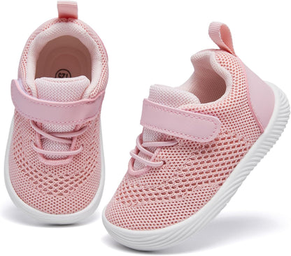 MORENDL Toddler Sneakers Baby Boys & Girls Barefoot Shoes Lightweight Breathable Walking Running