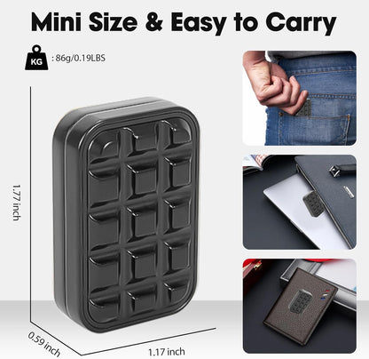 Fidget Toys 2 Pack, Magnetic Metal Haptic Fidget Slider Poker Card, EDC Fidget Toys for