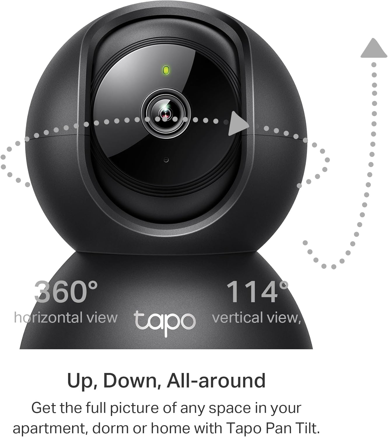 Tapo TP-Link 2K Pan/Tilt Indoor Security Camera for Baby Monitor, Pet Camera, Motion Detection &