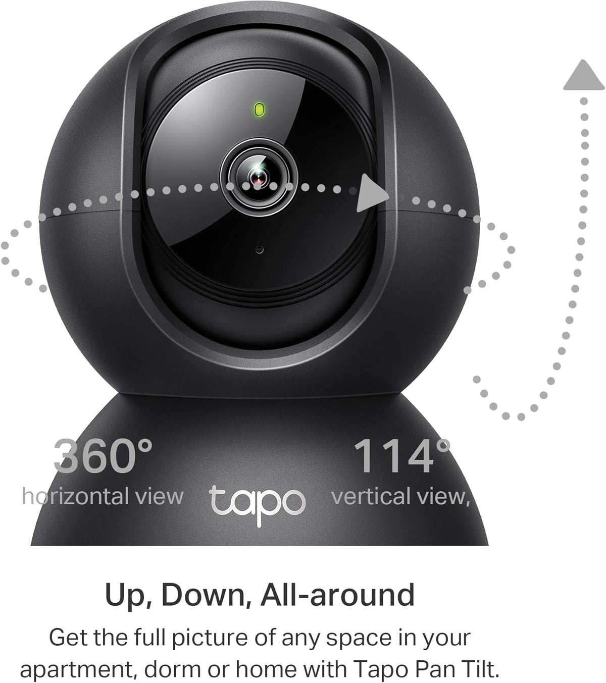 Tapo TP-Link 2K Pan/Tilt Indoor Security Camera for Baby Monitor, Pet Camera, Motion Detection &