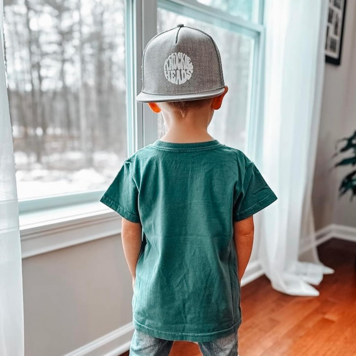 Baby Hats - Baseball Hat, Newborn Youth Flat Brim Mesh Trucker Surf Skate Bubba Bro Fitted Beach