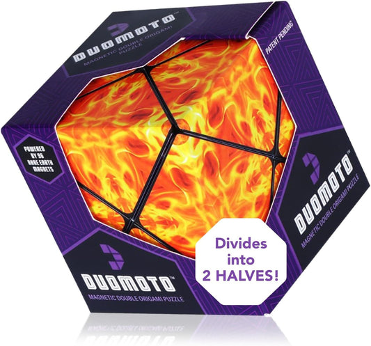 Magnetic Transforming Cube - Shape Shifting Double Creativity Puzzle w/ 96 Rare Earth Magnets