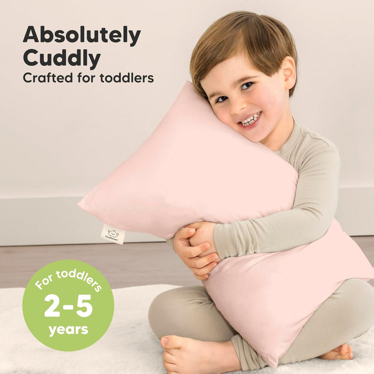Toddler Pillow with Pillowcase - 13x18 My Little Cuddly Pillow, Viscose Derived From Bamboo Nursery