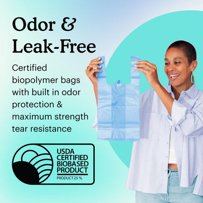 Because Incontinence Disposal Bags, Tear Resistant Disposal Bags for Men & Women, Extra-Large, Leak