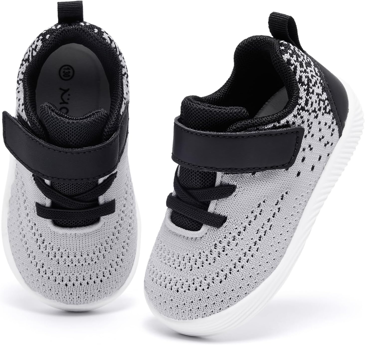 MORENDL Toddler Sneakers Baby Boys & Girls Barefoot Shoes Lightweight Breathable Walking Running