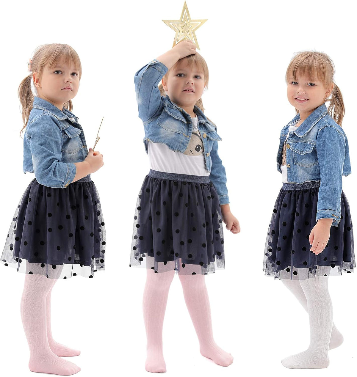 EPEIUS Baby Girl Tights Thick Cable Knit Leggings Stockings Cotton Pantyhose for Newborn Infant