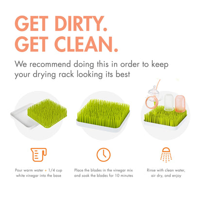 Boon Lawn Countertop Baby Bottle Drying Rack Bundle - Includes Lawn, Twig, and Stem Baby