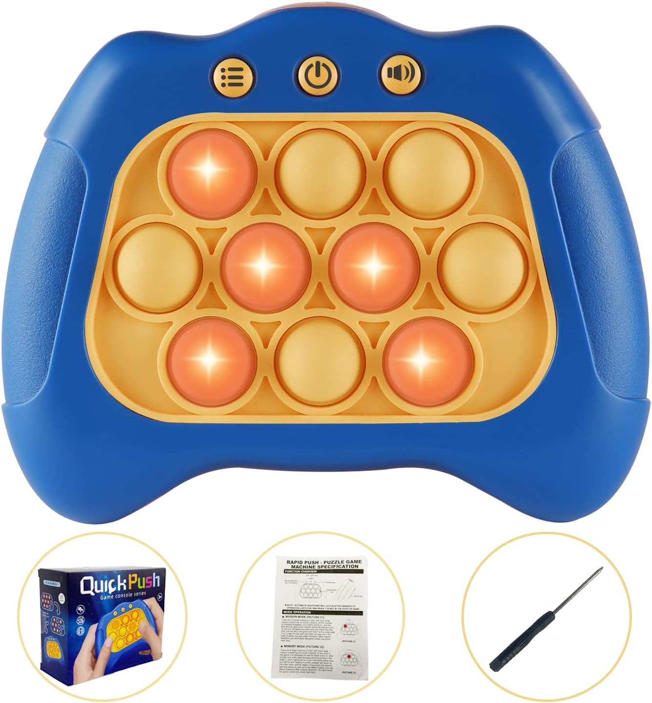 Pop The Target! Handheld Speed Pushing Game Machine: A Fun Multiplayer Game for Family. Fidget Game