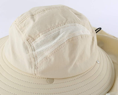 Home Prefer UPF 50+ Boys Sun Hat with Neck Flap Wide Brim Summer Beach Bucket Hat for Boys Girls