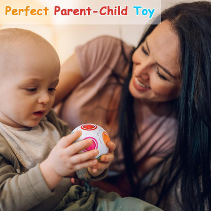18 Pack Rainbow Puzzle Ball Magic Rainbow Ball with 3 Pack Pouches Fidget Toy Ball for Kids Speed