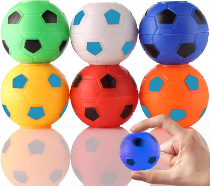 Entervending Spinner Balls 1.4''- Mini Fidget Spinner Soccer Balls - Soccer Party Favors Classroom