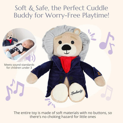 Ludwig Van Beethoven Virtuoso Bear – Plays 40 Mins of Classical Music, Educational & Soothing