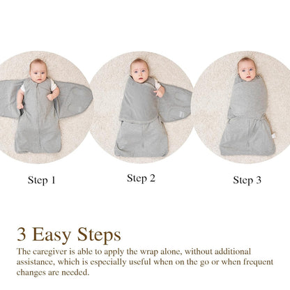 Swaddle-Blanket Baby Girl & Boy Swaddles Newborn Infant Transition 100% Cotton Wrap Blankets, 3-Way