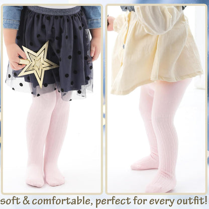 Mini angel Baby Tights Toddler Girl Tights Seamless Cable Knit Leggings Soft Cotton Stockings